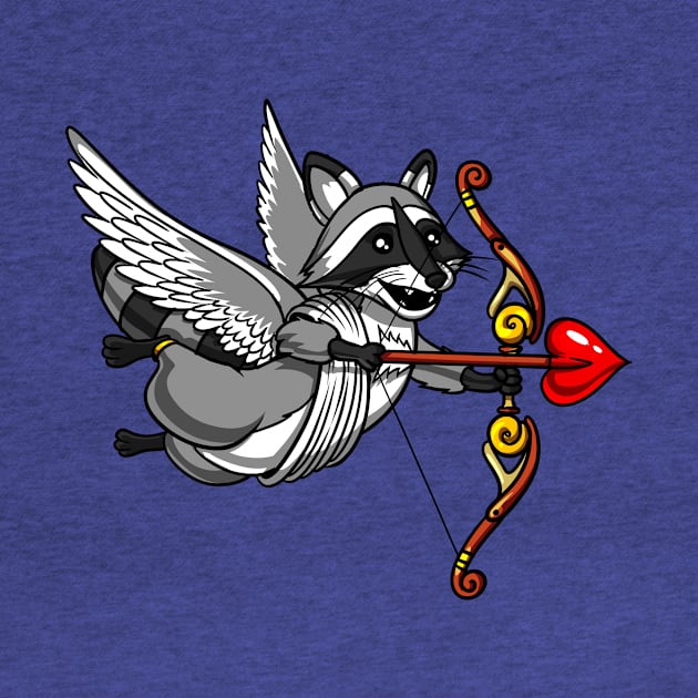 Cute Raccoon Cupid by underheaven